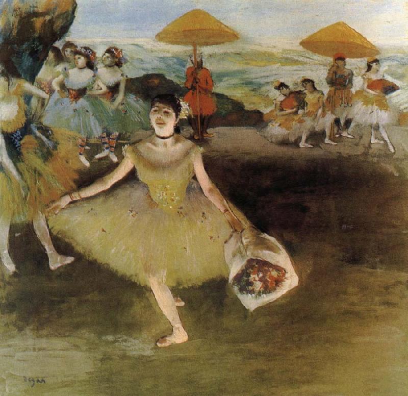 Edgar Degas Curtain call Germany oil painting art